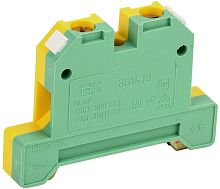 Зажим наборный IEK ЗНИ-10 PE "земля" 10мм2 желто-зеленый картинка 